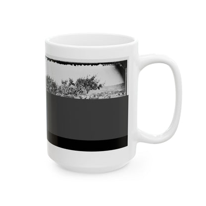 Cumberland Landing, Va. Federal Encampment; View From Tree (U.S. Civil War) White Coffee Mug