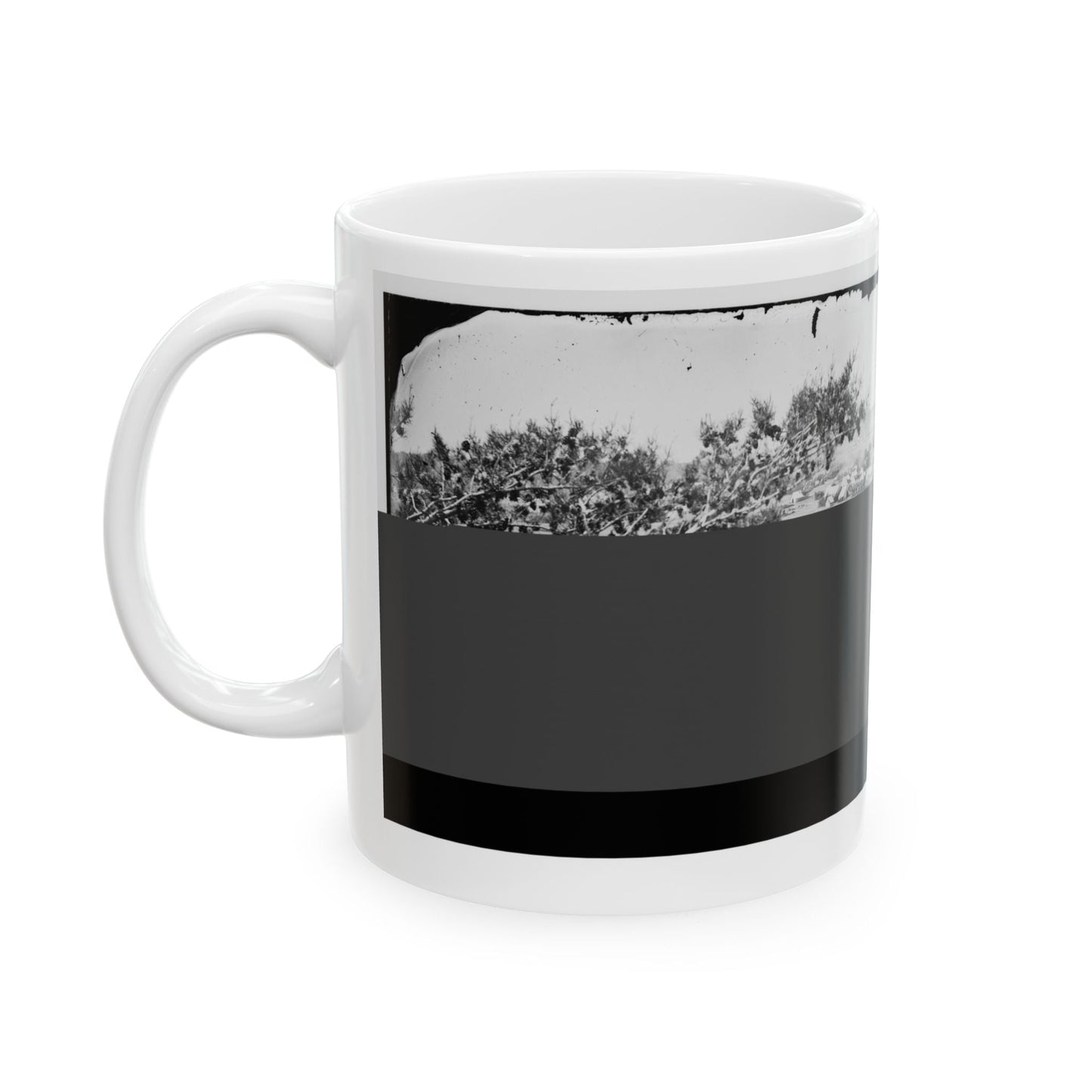 Cumberland Landing, Va. Federal Encampment; View From Tree (U.S. Civil War) White Coffee Mug