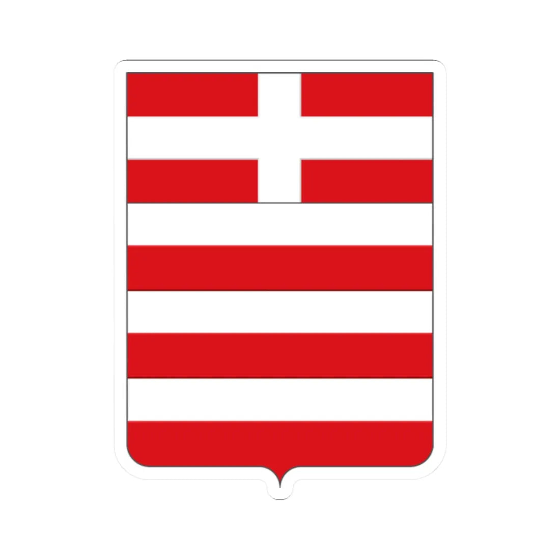 Cuneo-Stemma 1559 (Italy) (Coat of Arms) STICKER Vinyl Kiss-Cut Decal 2 Inch White - The Sticker Space