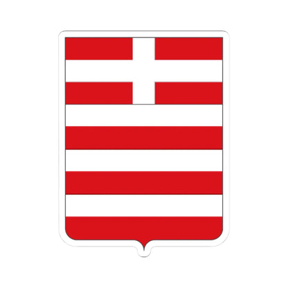 Cuneo-Stemma 1559 (Italy) (Coat of Arms) STICKER Vinyl Kiss-Cut Decal 3 Inch White - The Sticker Space