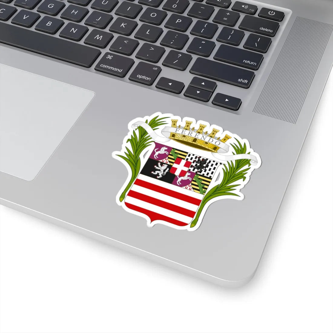 Cuneo-Stemma (Italy) (Coat of Arms) STICKER Vinyl Kiss-Cut Decal - The Sticker Space