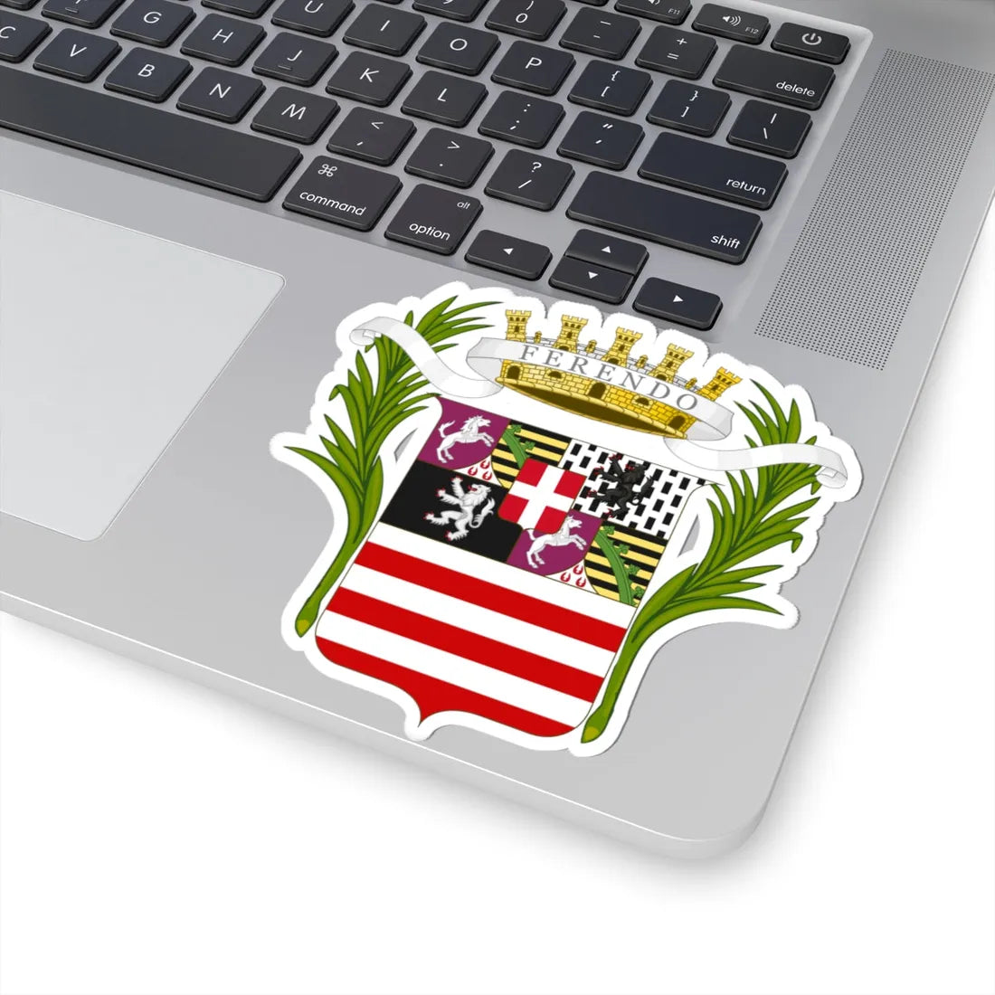 Cuneo-Stemma (Italy) (Coat of Arms) STICKER Vinyl Kiss-Cut Decal - The Sticker Space