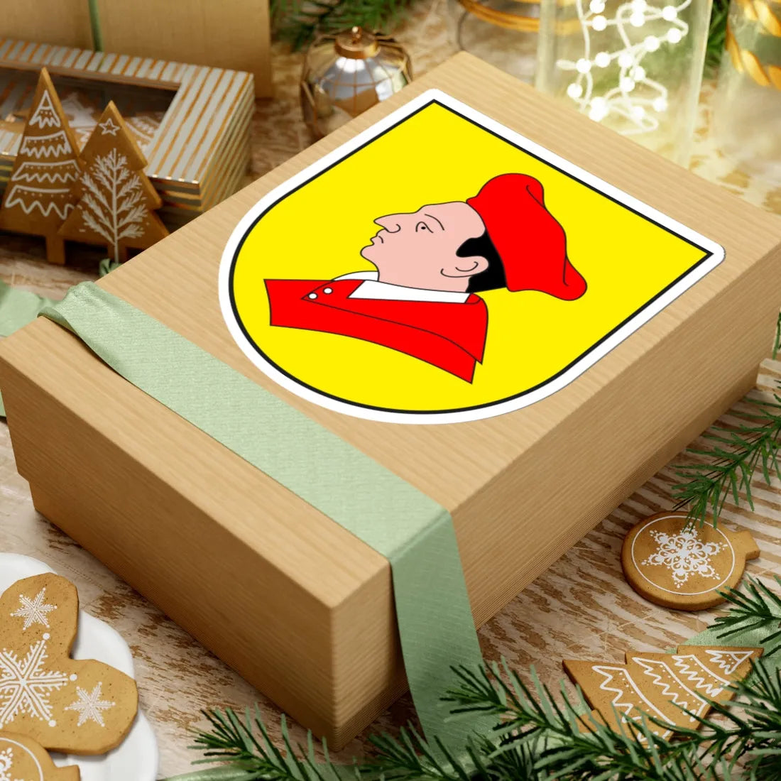 Cunter wappen (Switzerland) (Coat of Arms) STICKER Vinyl Kiss-Cut Decal - The Sticker Space