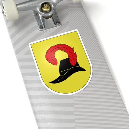 Cureglia-coat of arms (Switzerland) (Coat of Arms) STICKER Vinyl Kiss-Cut Decal - The Sticker Space