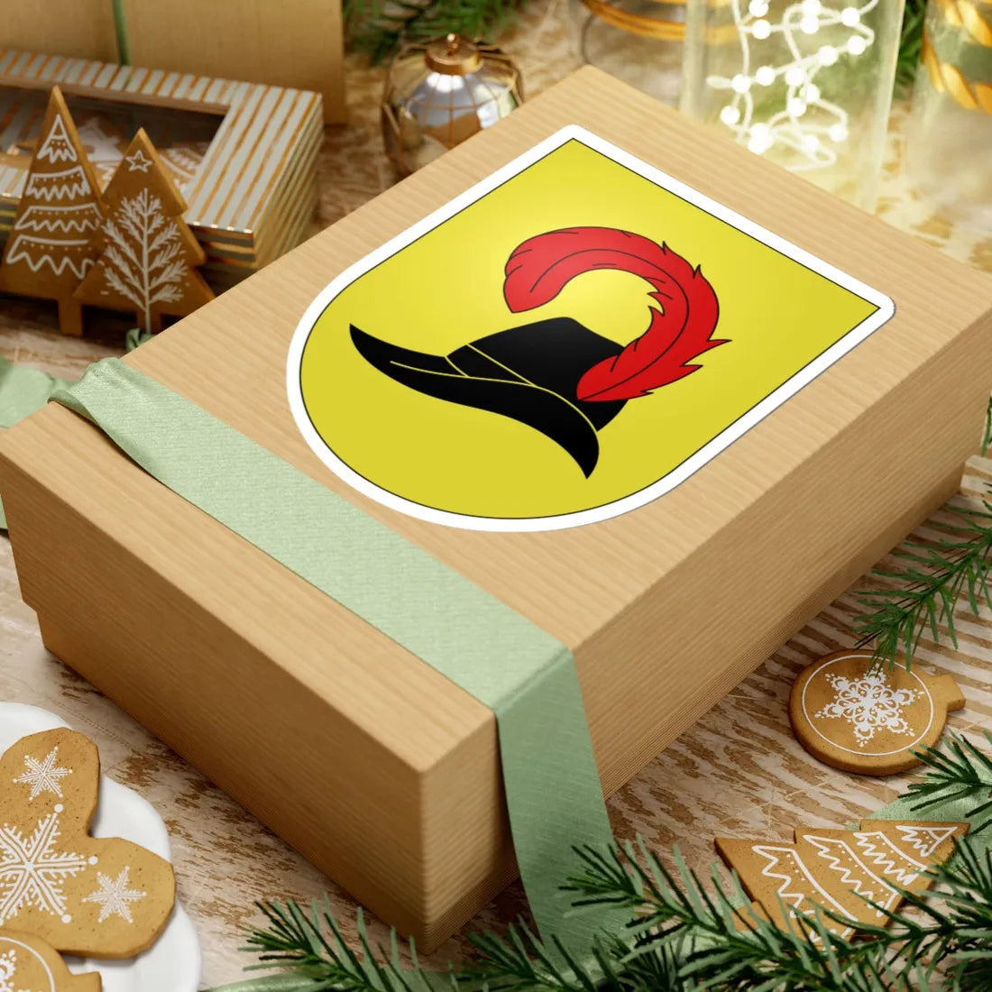 Cureglia-coat of arms (Switzerland) (Coat of Arms) STICKER Vinyl Kiss-Cut Decal - The Sticker Space