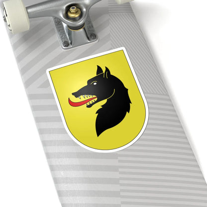 Curio-coat of arms (Switzerland) (Coat of Arms) STICKER Vinyl Kiss-Cut Decal - The Sticker Space