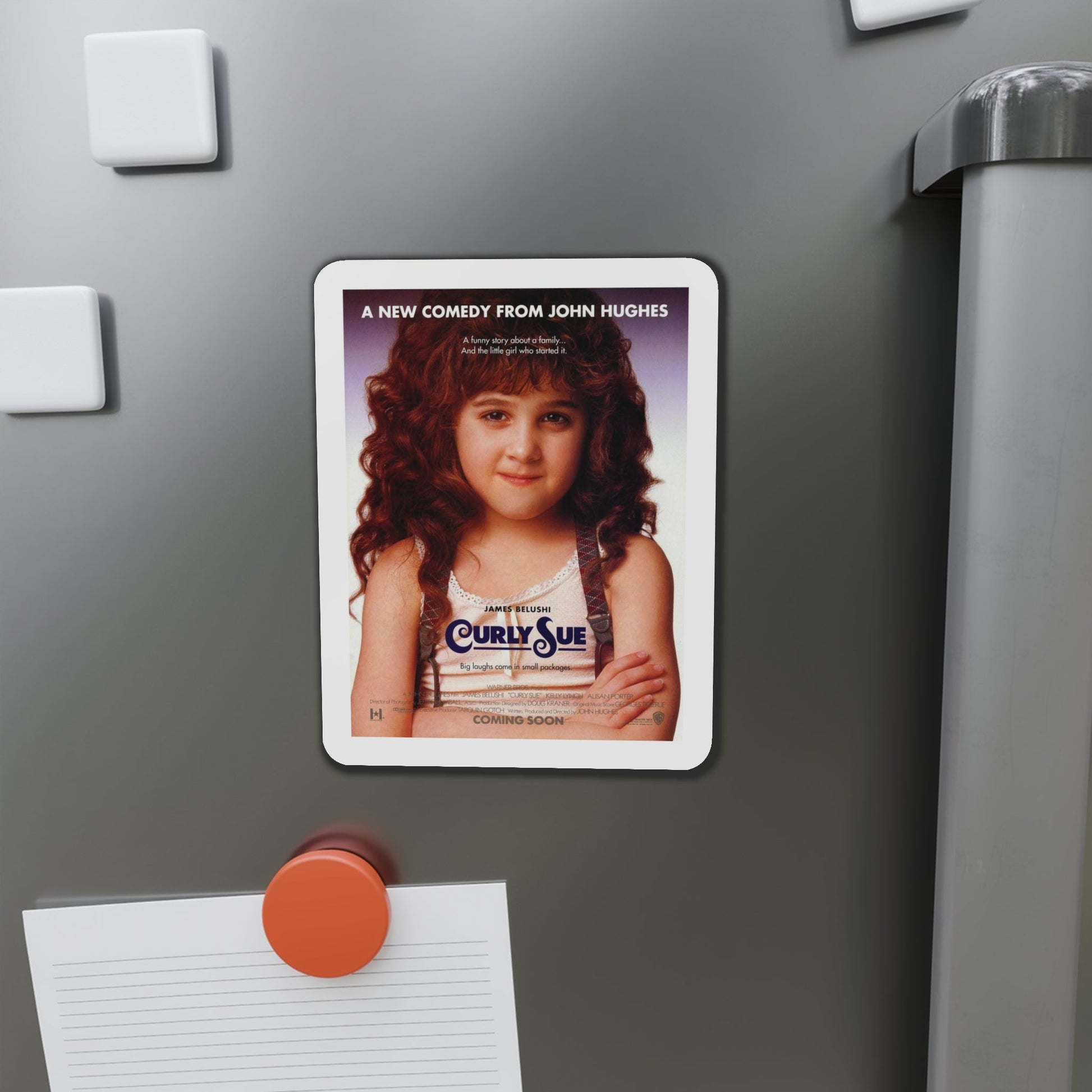 Curly Sue 1991 Movie Poster Die-Cut Magnet-The Sticker Space