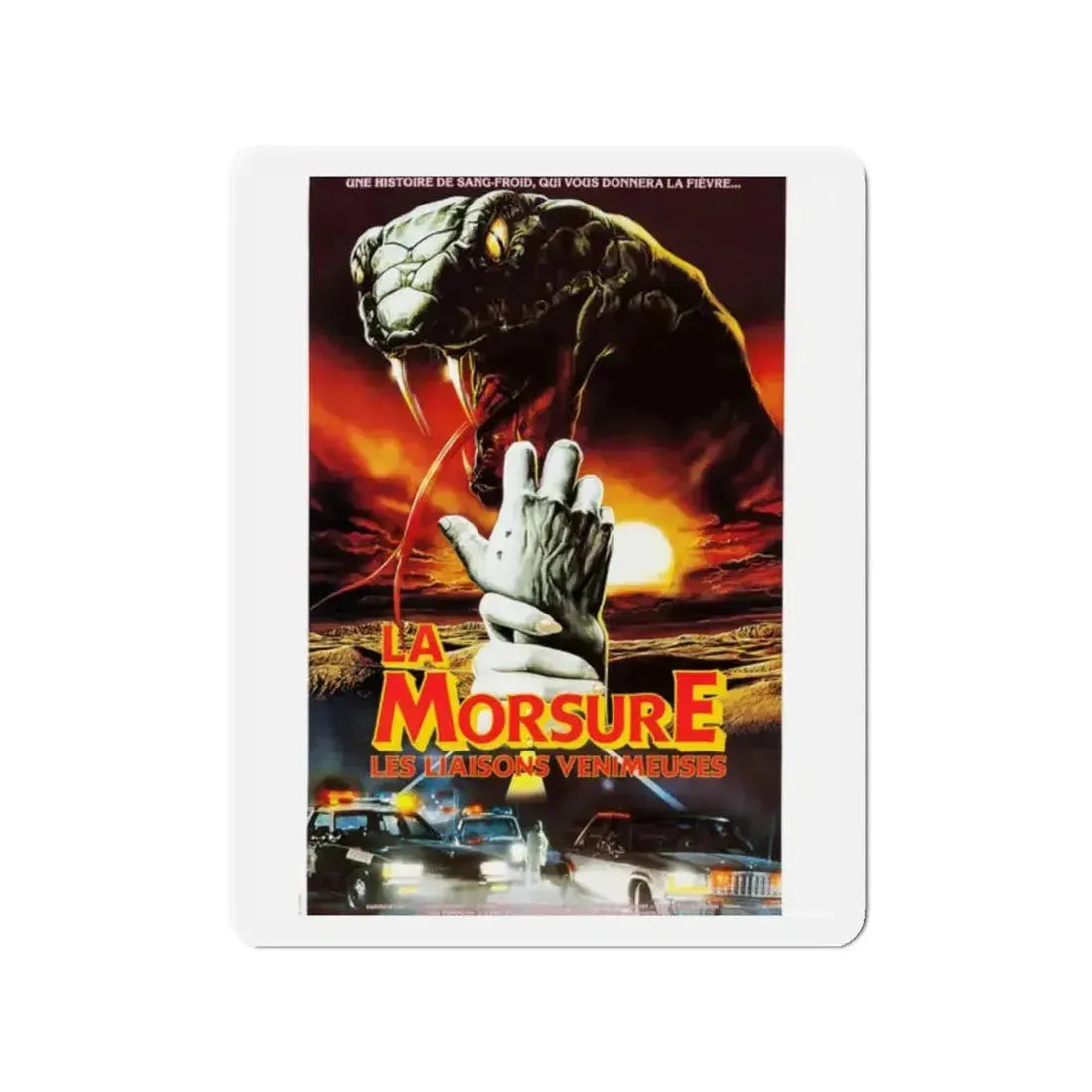 CURSE II THE BITE (FRENCH) 1989 Movie Poster - Refrigerator Magnet - The Sticker Space