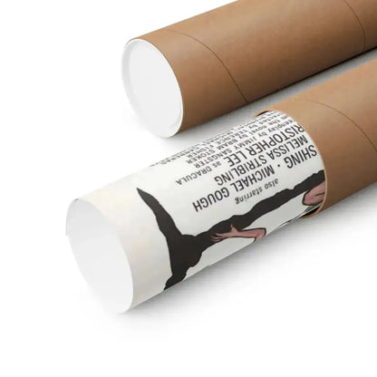 CURSE OF FRANKENSTEIN + HORROR OF DRACULA 1957 - Paper Movie Poster - The Sticker Space