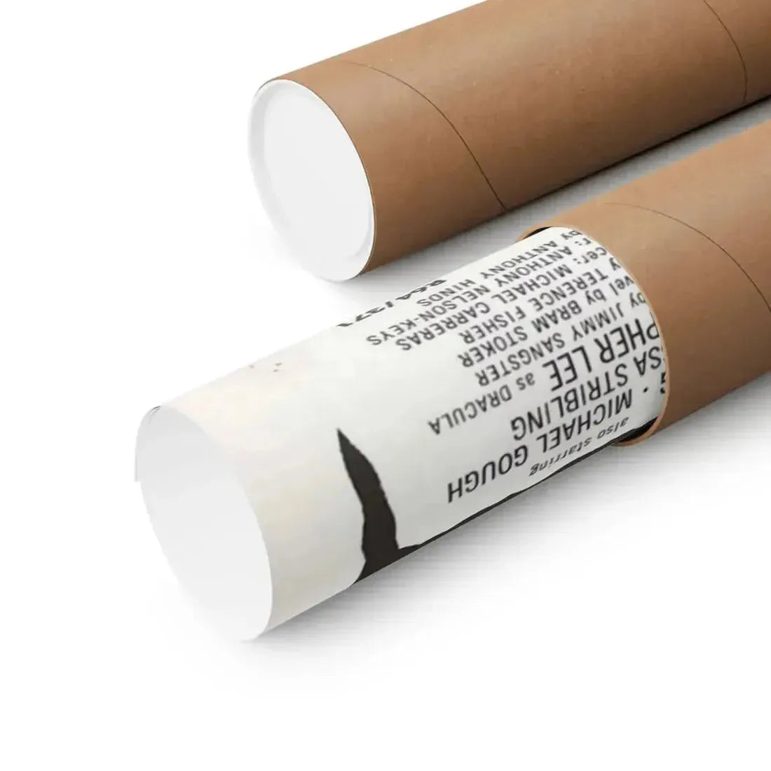 CURSE OF FRANKENSTEIN + HORROR OF DRACULA 1957 - Paper Movie Poster - The Sticker Space