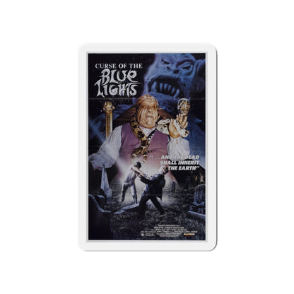 CURSE OF THE BLUE LIGHTS 1988 Movie Poster - Die-Cut Magnet-6 × 6"-The Sticker Space