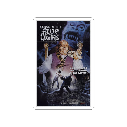 CURSE OF THE BLUE LIGHTS 1988 Movie Poster STICKER Vinyl Die-Cut Decal-2 Inch-The Sticker Space