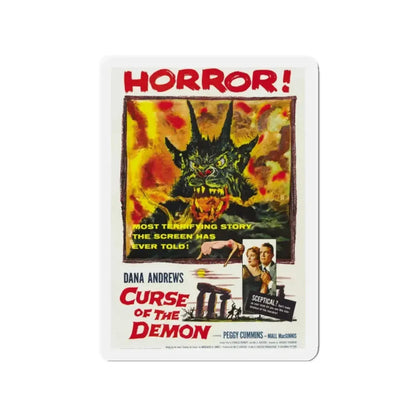 CURSE OF THE DEMON 1957 Movie Poster - Refrigerator Magnet 2 Inch - The Sticker Space