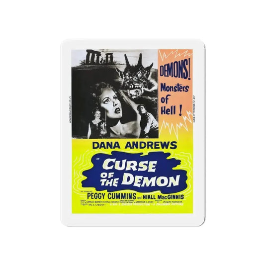 CURSE OF THE DEMON (2) 1957 Movie Poster - Refrigerator Magnet 6 Inch - The Sticker Space