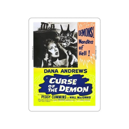 CURSE OF THE DEMON (2) 1957 Movie Poster STICKER Vinyl Die-Cut Decal 2 Inch - The Sticker Space