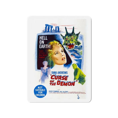 CURSE OF THE DEMON (NIGHT OF THE DEMON) 1957 Movie Poster - Refrigerator Magnet 2 Inch - The Sticker Space