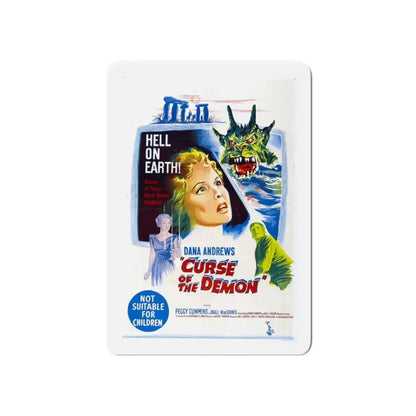 CURSE OF THE DEMON (NIGHT OF THE DEMON) 1957 Movie Poster - Refrigerator Magnet 6 Inch - The Sticker Space