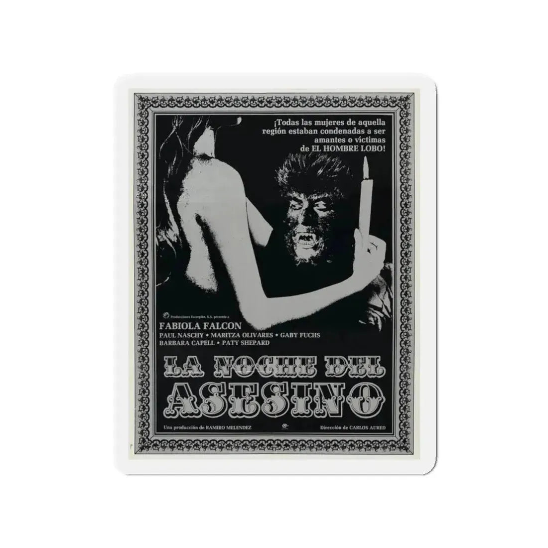 CURSE OF THE DEVIL 1973 Movie Poster - Refrigerator Magnet 3 Inch - The Sticker Space