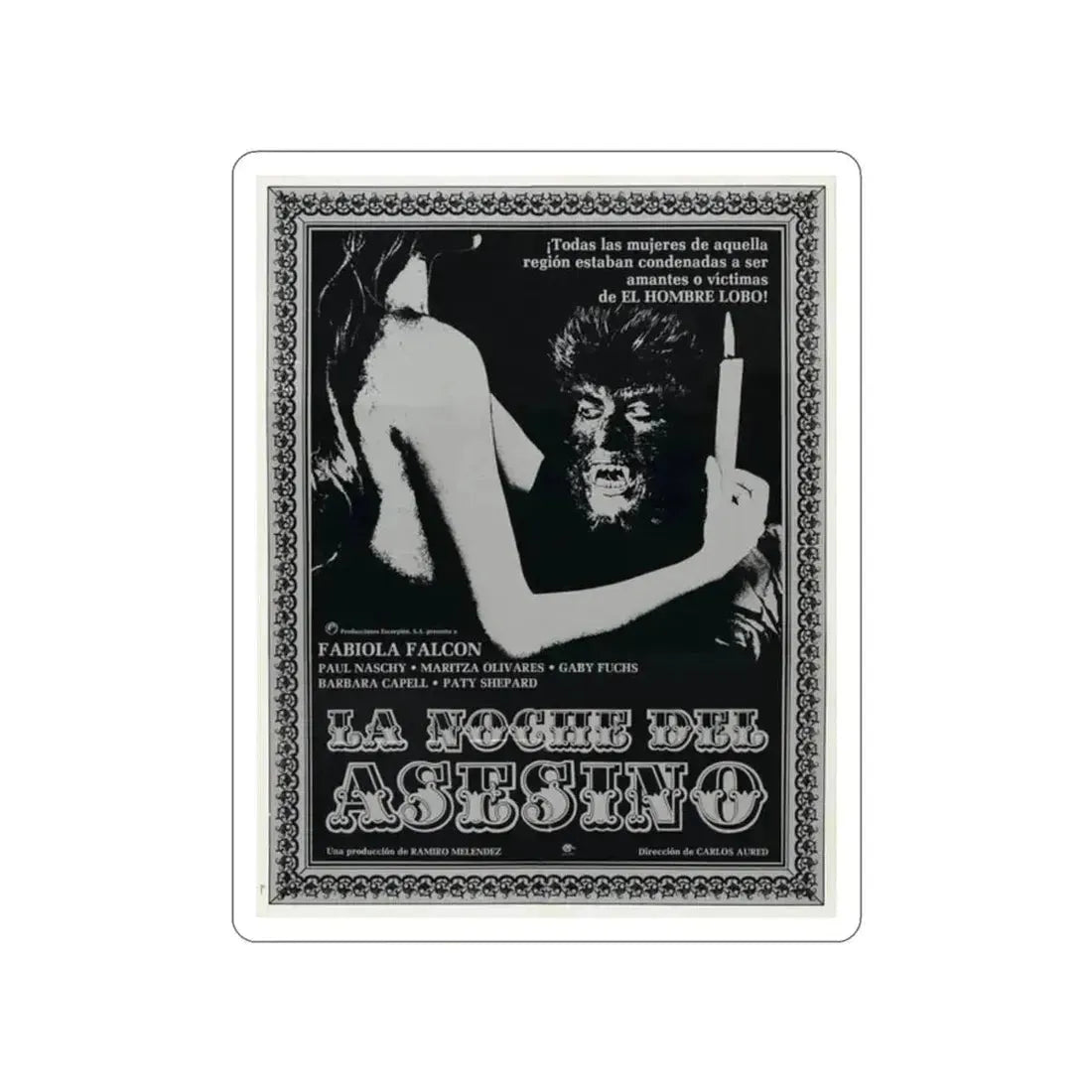 CURSE OF THE DEVIL 1973 Movie Poster STICKER Vinyl Die-Cut Decal 2 Inch - The Sticker Space