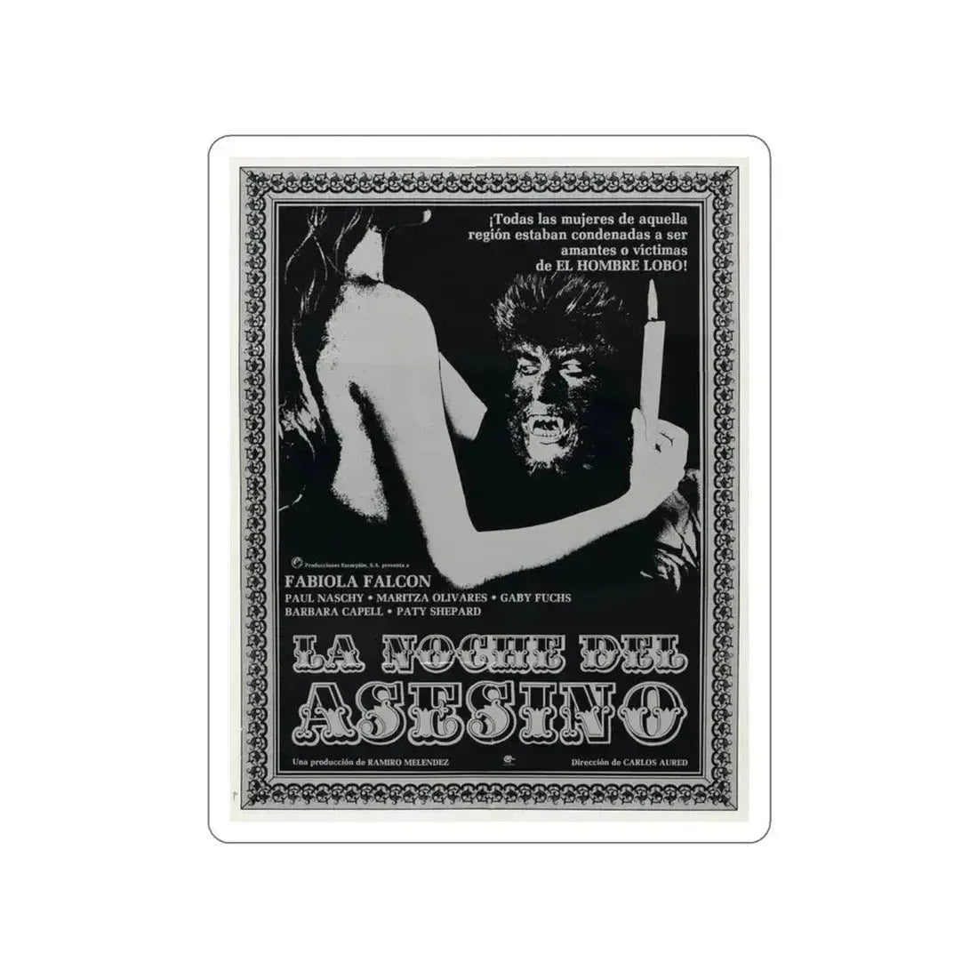 CURSE OF THE DEVIL 1973 Movie Poster STICKER Vinyl Die-Cut Decal 3 Inch - The Sticker Space