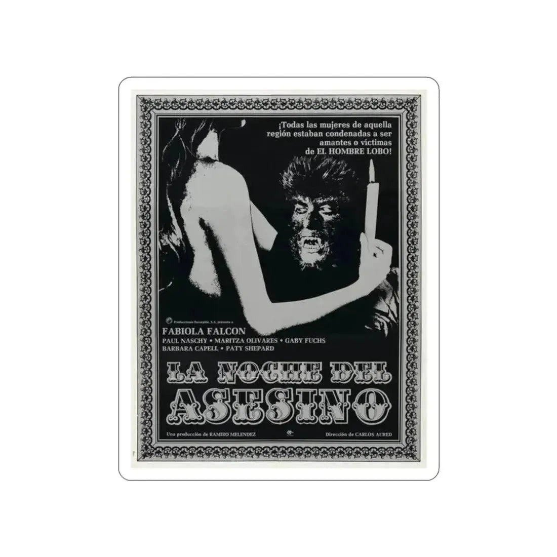 CURSE OF THE DEVIL 1973 Movie Poster STICKER Vinyl Die-Cut Decal - The Sticker Space