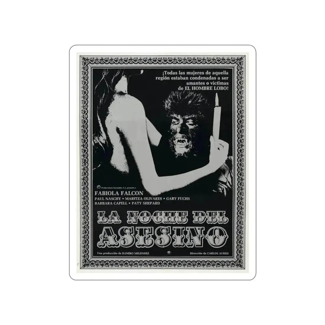 CURSE OF THE DEVIL 1973 Movie Poster STICKER Vinyl Die-Cut Decal - The Sticker Space