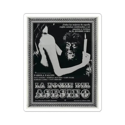 CURSE OF THE DEVIL 1973 Movie Poster - STICKER Vinyl Kiss-Cut Decal 4 Inch White - The Sticker Space
