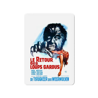 CURSE OF THE DEVIL (Belgian) 1973 Movie Poster - Refrigerator Magnet - The Sticker Space