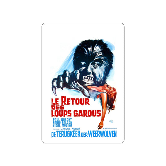 CURSE OF THE DEVIL (Belgian) 1973 Movie Poster STICKER Vinyl Die-Cut Decal-2 Inch-The Sticker Space