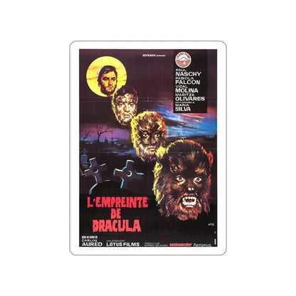 CURSE OF THE DEVIL (FRENCH) 1973 Movie Poster STICKER Vinyl Die-Cut Decal 4 Inch - The Sticker Space