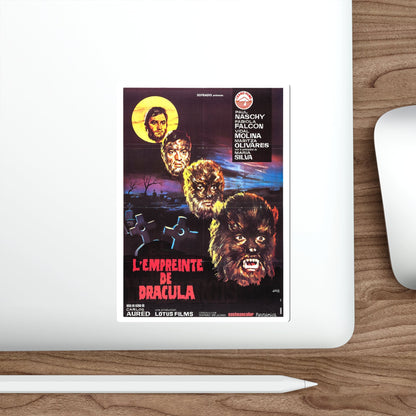 CURSE OF THE DEVIL (FRENCH) 1973 Movie Poster STICKER Vinyl Die-Cut Decal-The Sticker Space