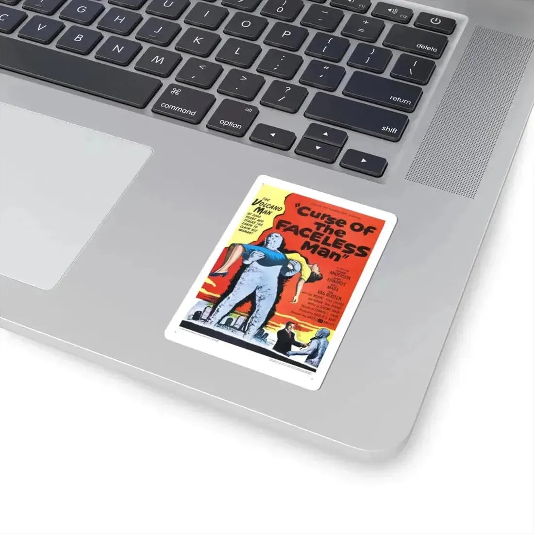 CURSE OF THE FACELESS MAN 1958 Movie Poster - STICKER Vinyl Kiss-Cut Decal - The Sticker Space