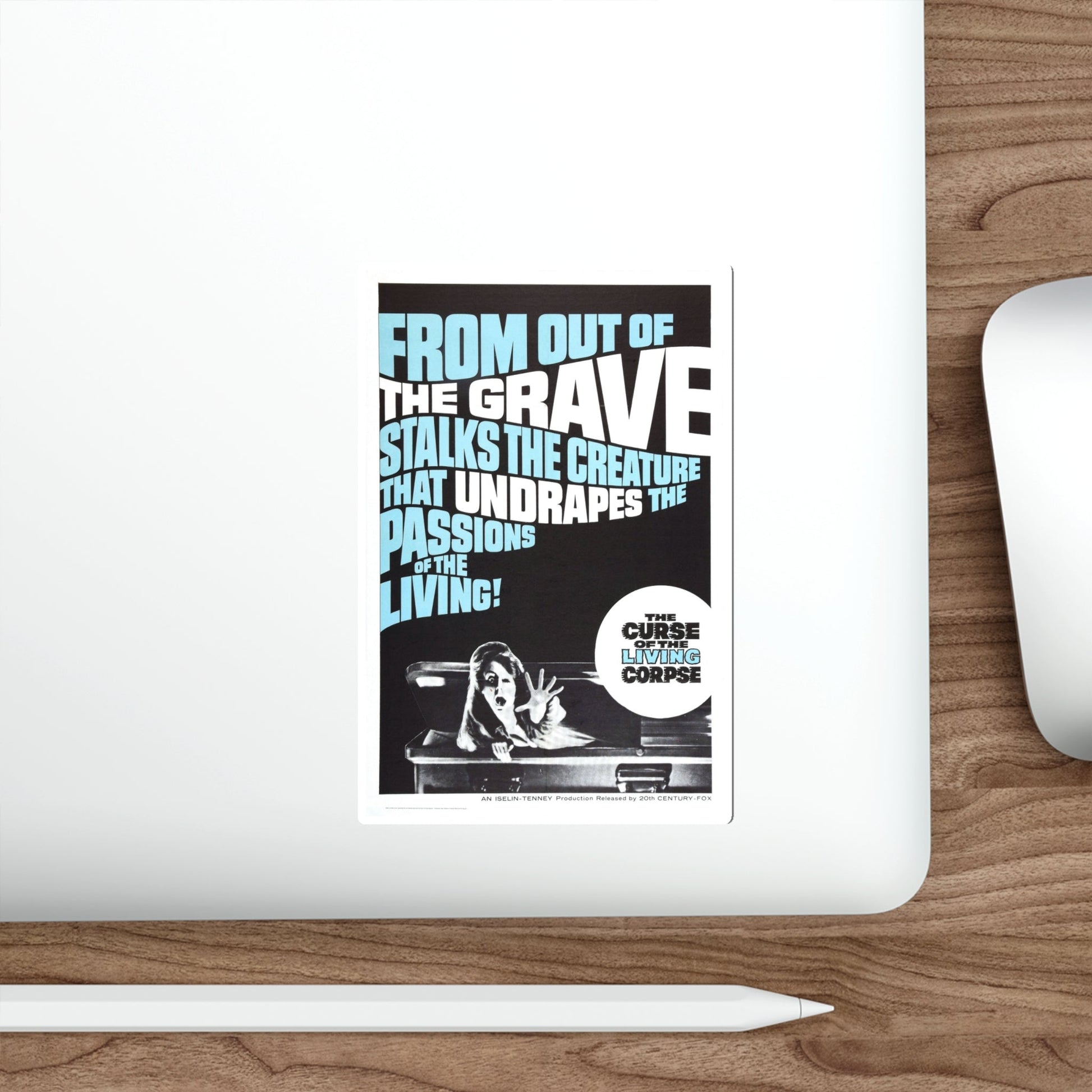 CURSE OF THE LIVING CORPSE 1964 Movie Poster STICKER Vinyl Die-Cut Decal-The Sticker Space