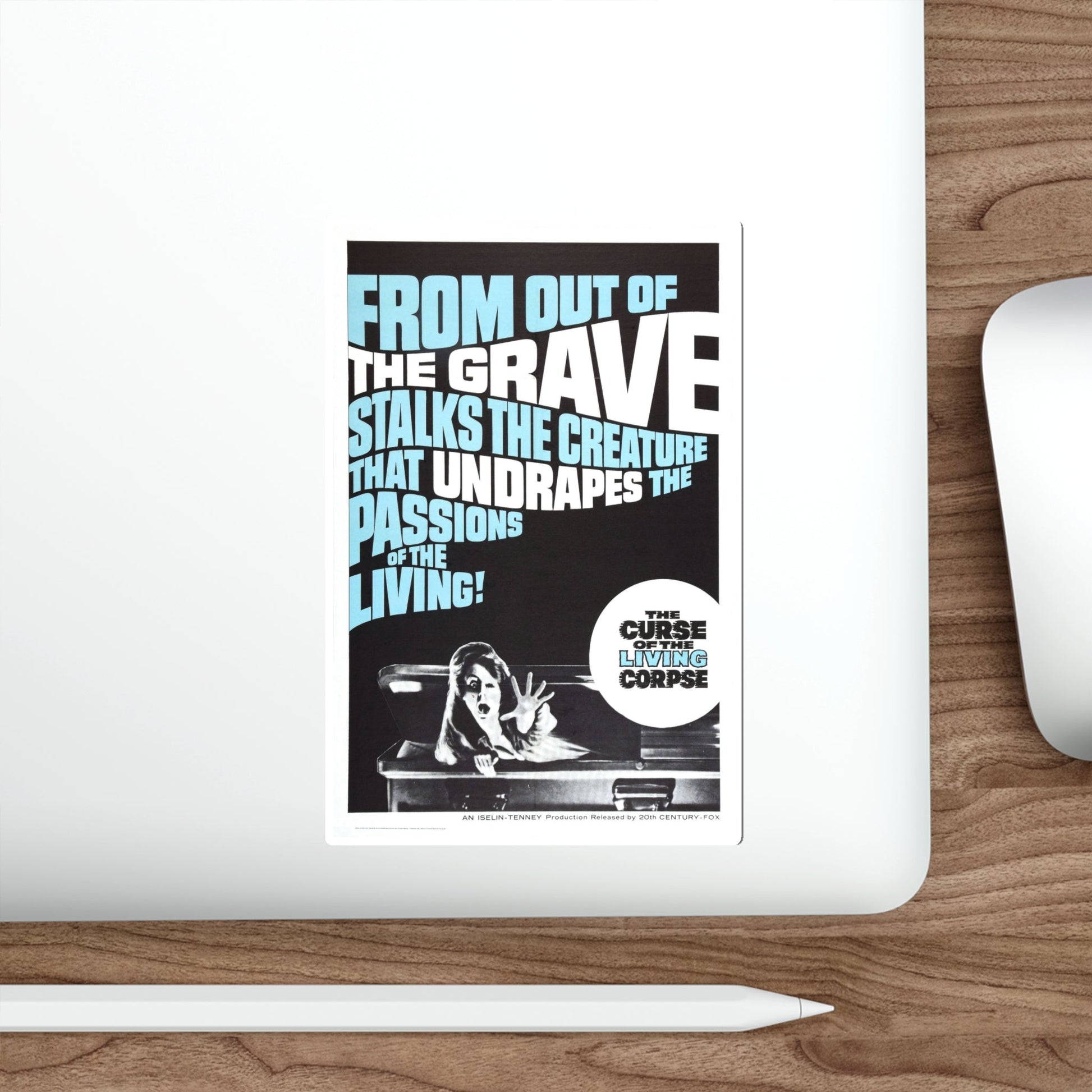 CURSE OF THE LIVING CORPSE 1964 Movie Poster STICKER Vinyl Die-Cut Decal-The Sticker Space