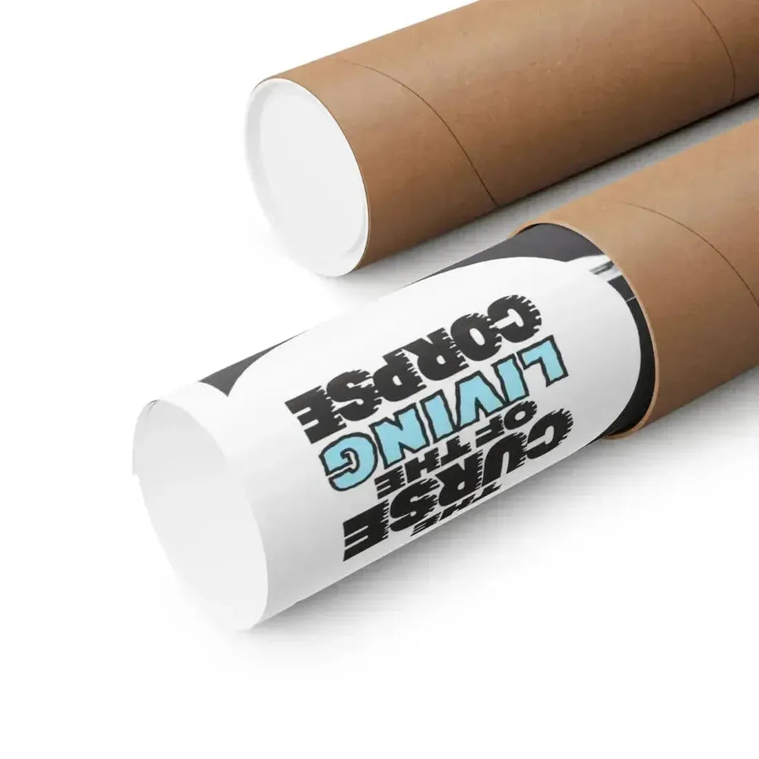 CURSE OF THE LIVING CORPSE 1964 - Paper Movie Poster - The Sticker Space