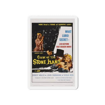 CURSE OF THE STONE HAND 1965 Movie Poster - Refrigerator Magnet 6 Inch - The Sticker Space