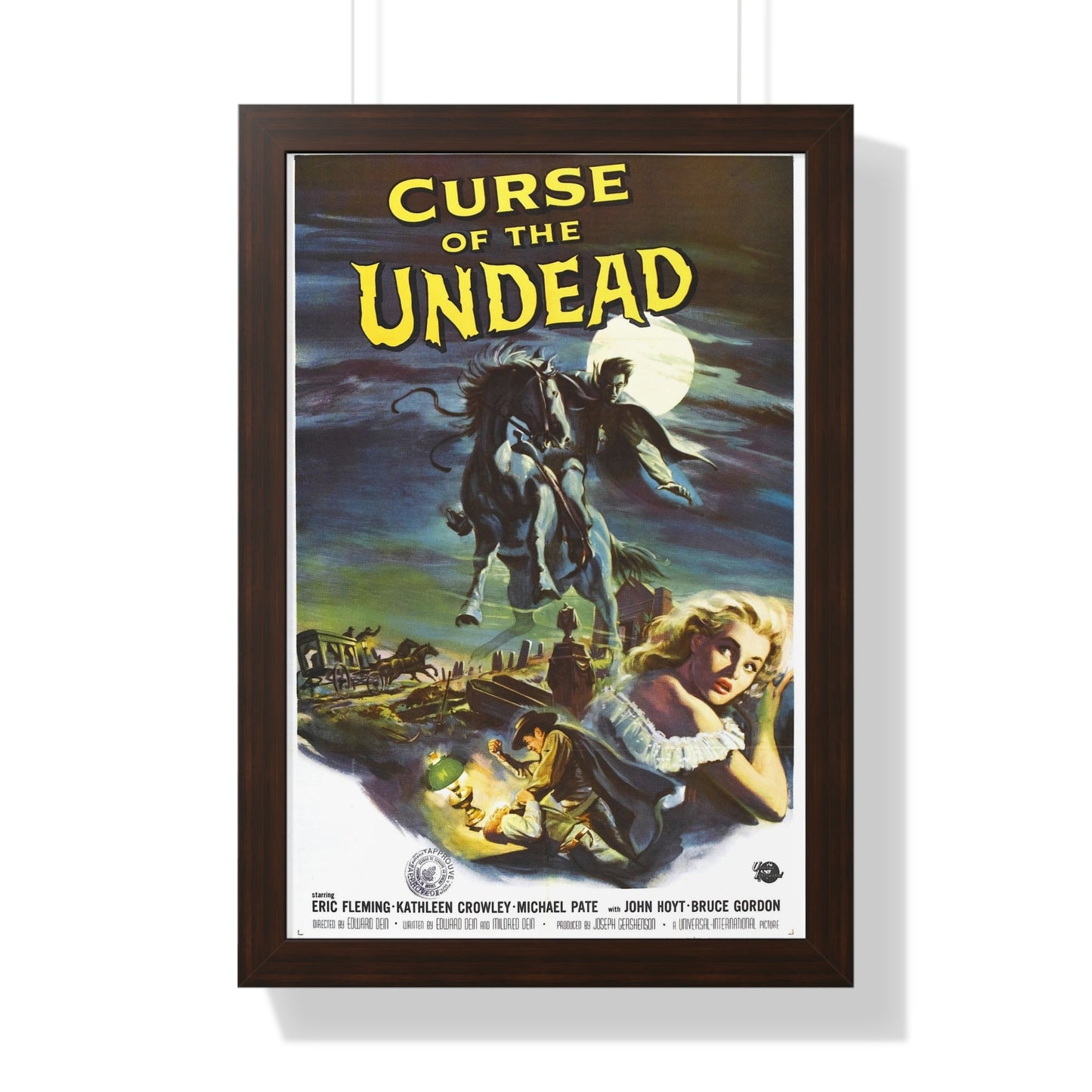 CURSE OF THE UNDEAD 1959 - Framed Movie Poster-16″ x 24″-The Sticker Space