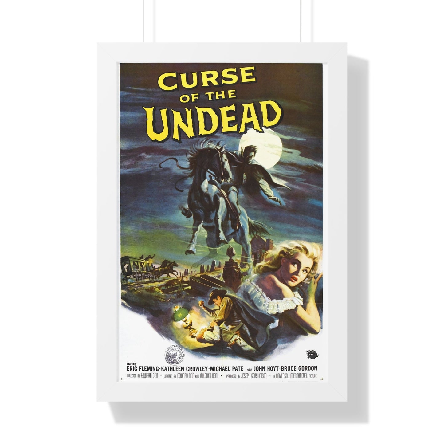 CURSE OF THE UNDEAD 1959 - Framed Movie Poster-16″ x 24″-The Sticker Space