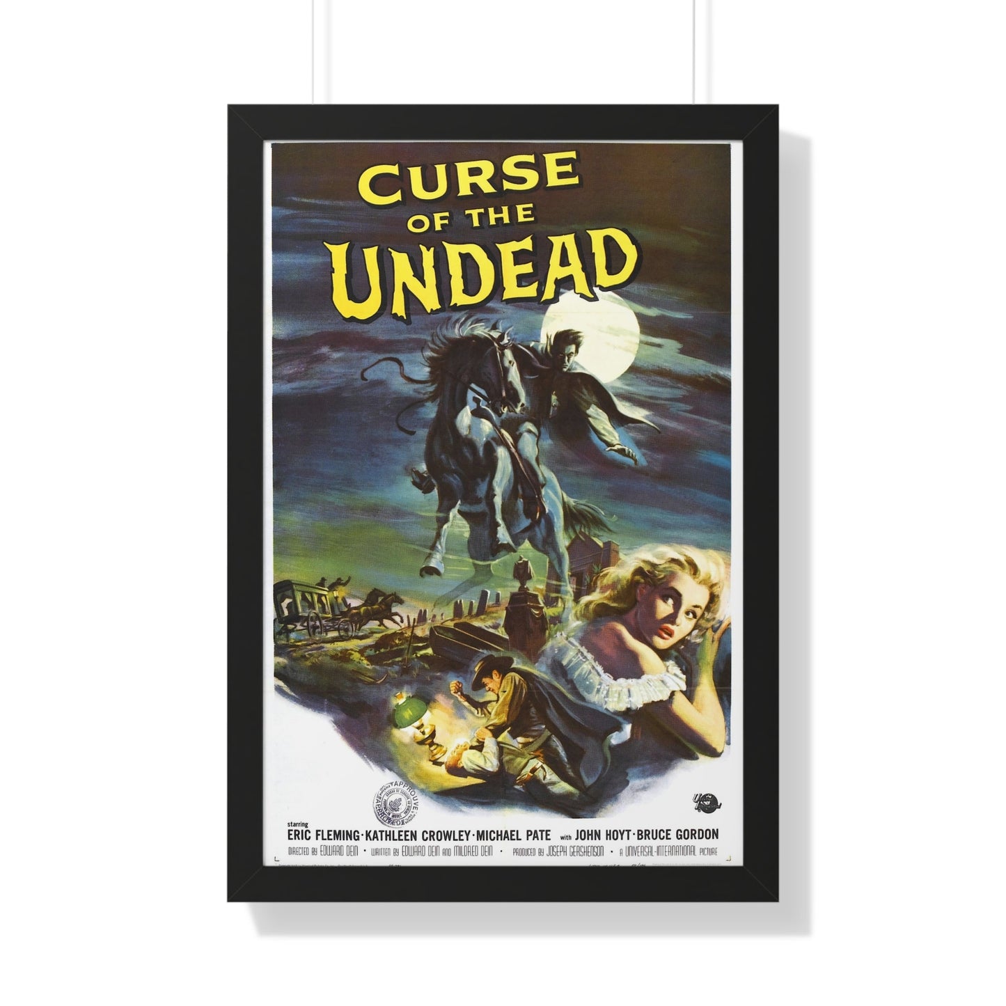 CURSE OF THE UNDEAD 1959 - Framed Movie Poster-20" x 30"-The Sticker Space