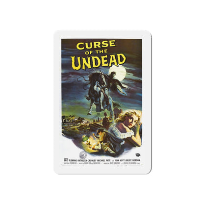 CURSE OF THE UNDEAD 1959 Movie Poster - Die-Cut Magnet-6 × 6"-The Sticker Space