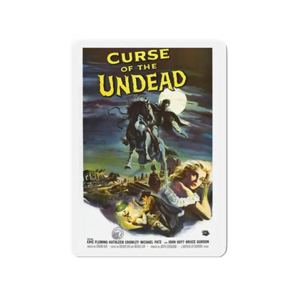 CURSE OF THE UNDEAD 1959 Movie Poster - Refrigerator Magnet 2 Inch - The Sticker Space