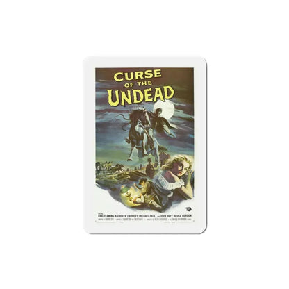 Curse of the Undead 1959 Movie Poster Refrigerator Magnet 4 Inch - The Sticker Space