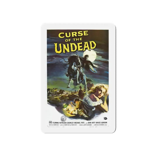 CURSE OF THE UNDEAD 1959 Movie Poster - Refrigerator Magnet 6 Inch - The Sticker Space
