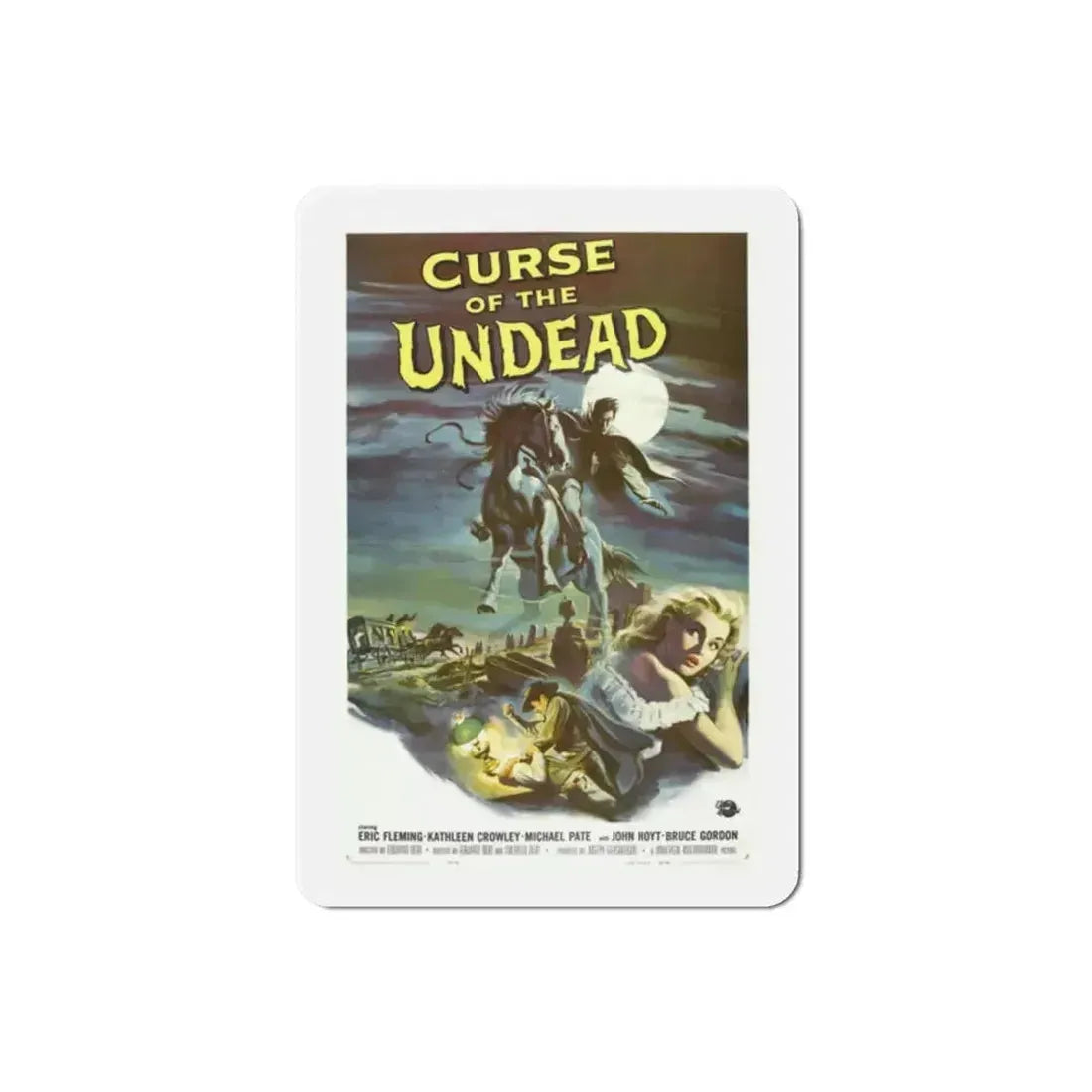 Curse of the Undead 1959 Movie Poster Refrigerator Magnet - The Sticker Space