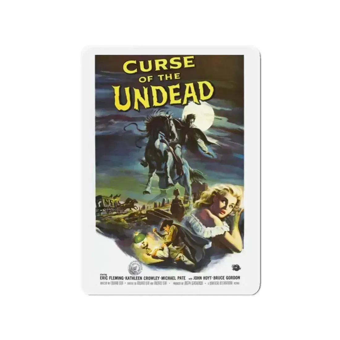 CURSE OF THE UNDEAD 1959 Movie Poster - Refrigerator Magnet - The Sticker Space