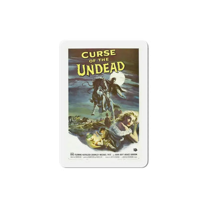 Curse of the Undead 1959 Movie Poster Refrigerator Magnet - The Sticker Space