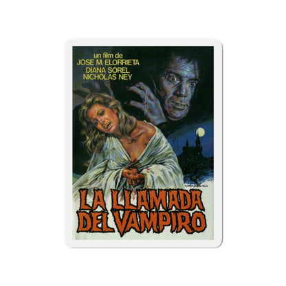 CURSE OF THE VAMPIRE 1966 Movie Poster - Die-Cut Magnet-3" x 3"-The Sticker Space