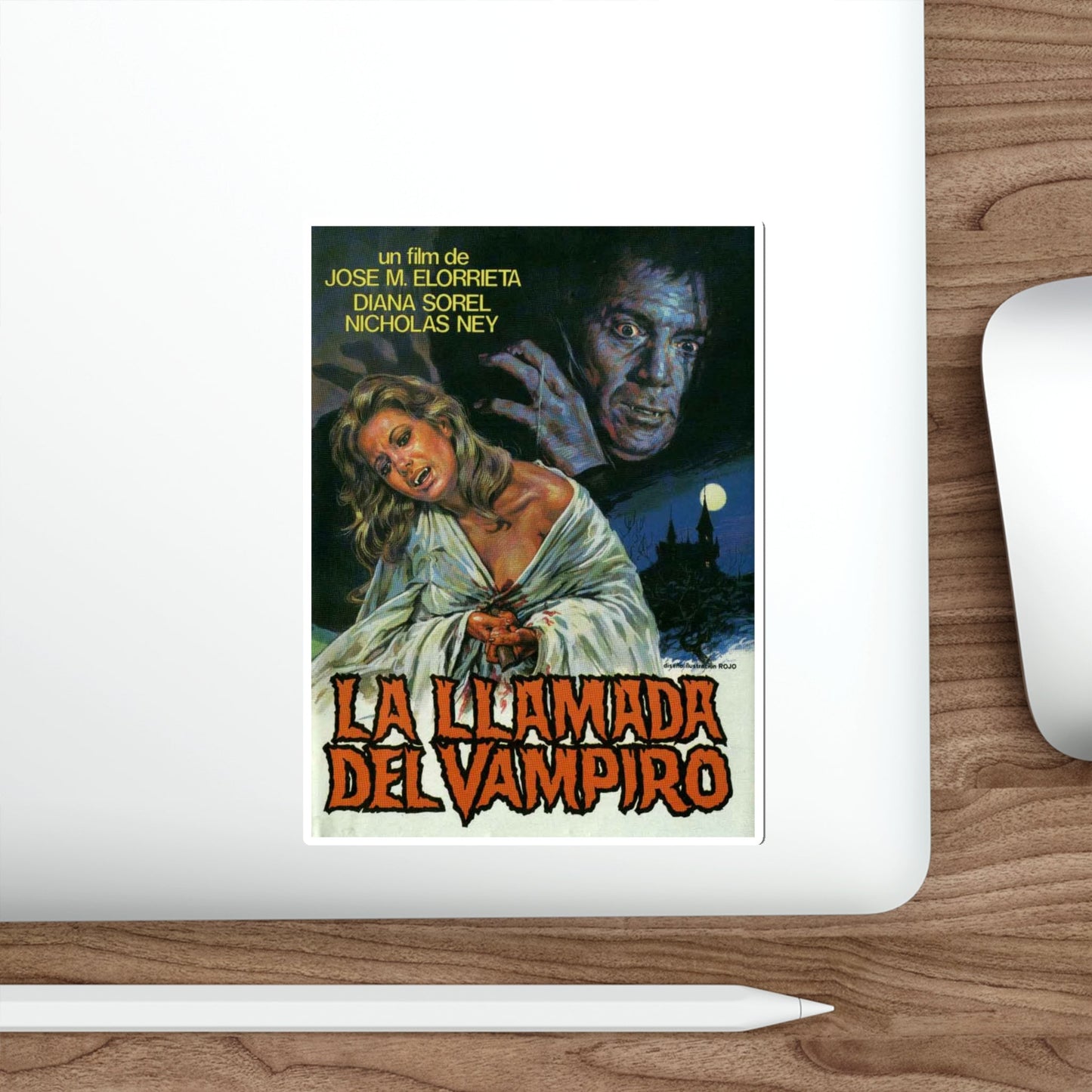 CURSE OF THE VAMPIRE 1966 Movie Poster STICKER Vinyl Die-Cut Decal-The Sticker Space