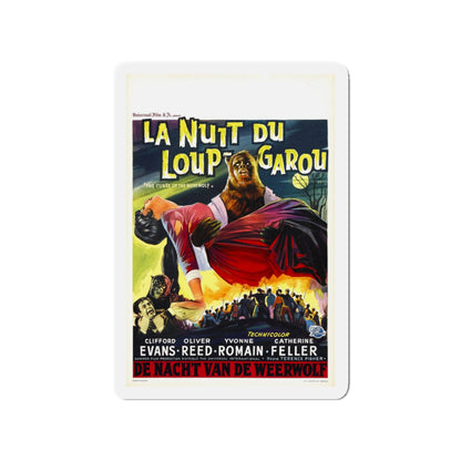 CURSE OF THE WEREWOLF (BELGIAN) 1961 Movie Poster - Die-Cut Magnet-3" x 3"-The Sticker Space