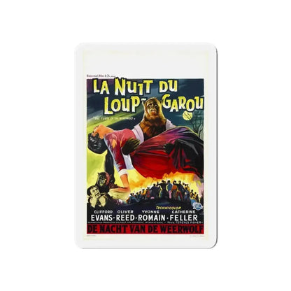 CURSE OF THE WEREWOLF (BELGIAN) 1961 Movie Poster - Refrigerator Magnet - The Sticker Space